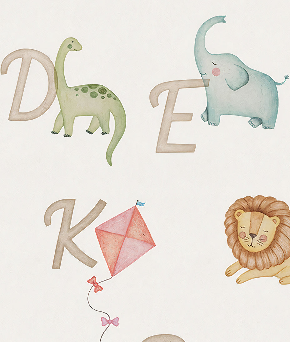 Acuarela Abecedario Ilustrado (Inglés)