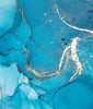 Marmoleado Azul Abstracto