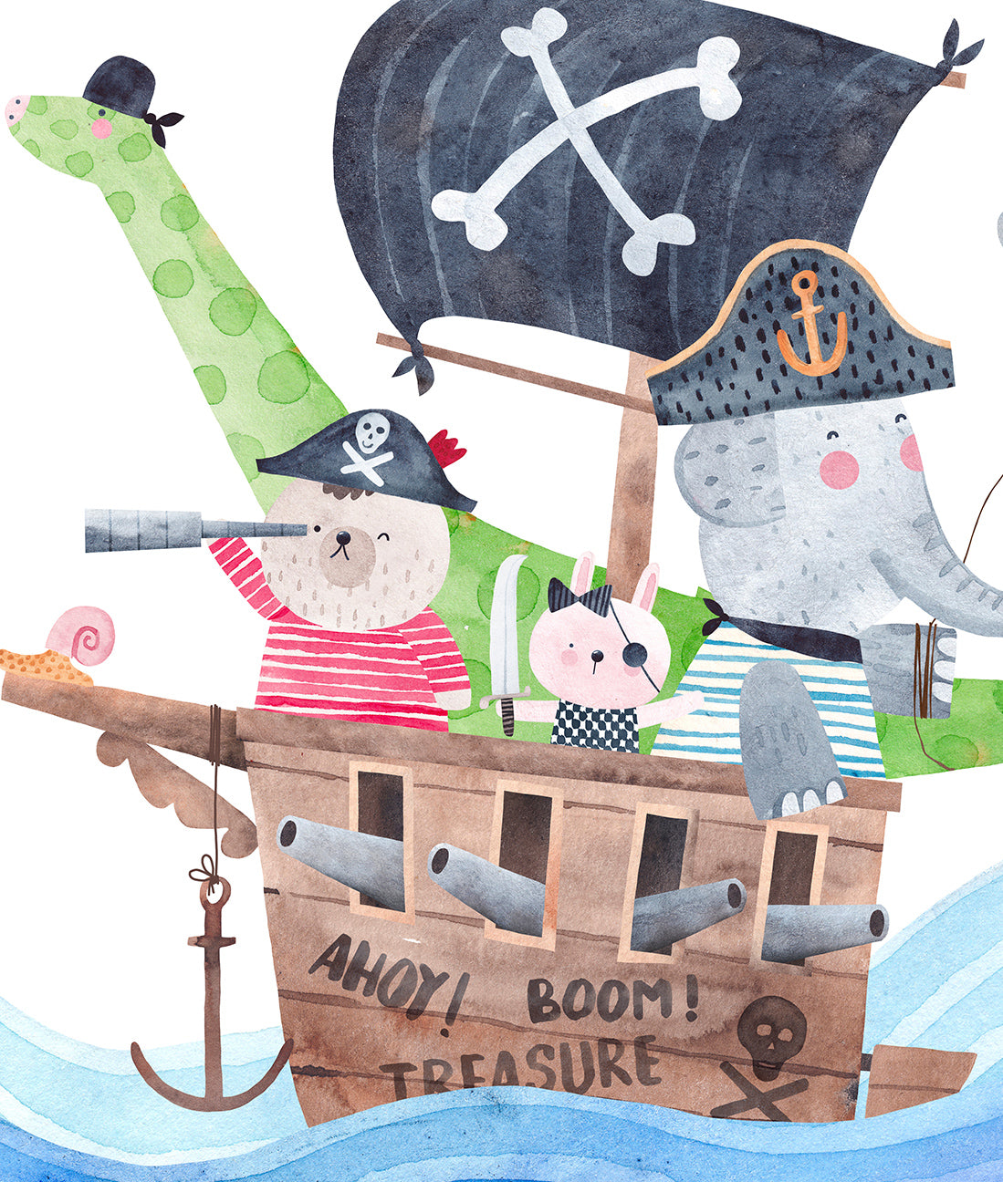 Pirate Animals at Sea