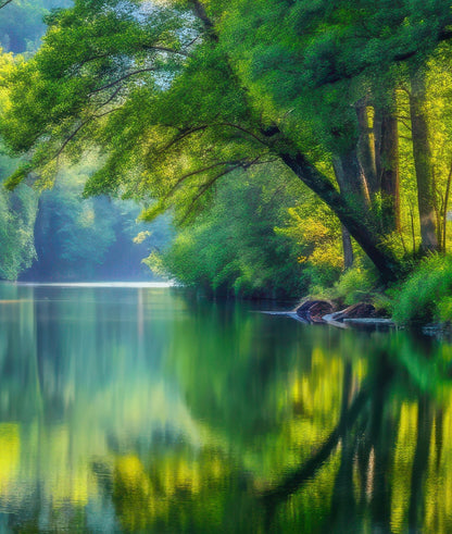 Paisaje Reflejo en el Lago