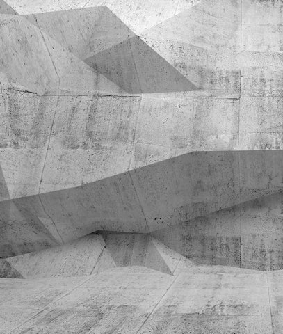 Muro de Concreto Geométrico