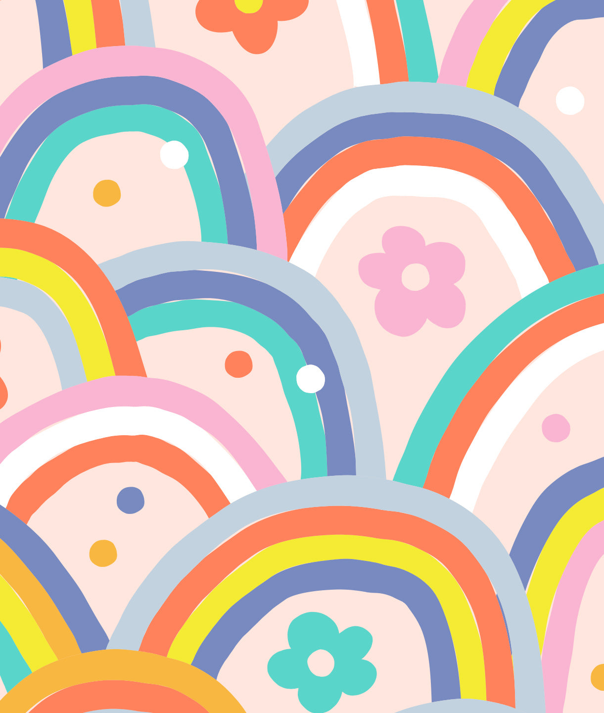 Cute Rainbow Pattern - Intense and Subtle