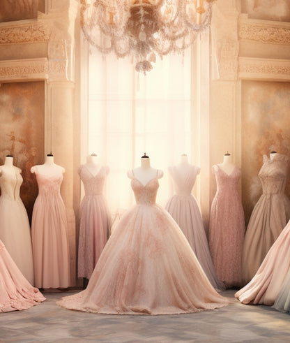 Aparadores Con Vestidos Estilo Princesas