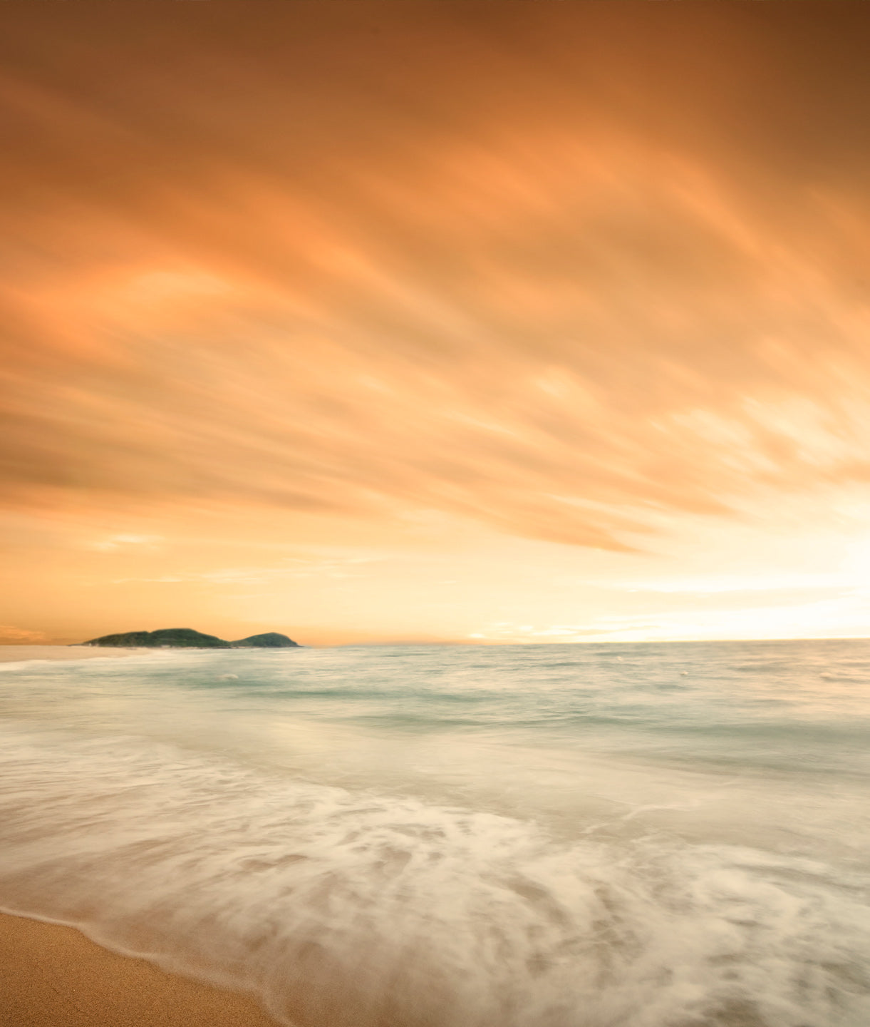Paisaje Playa al Atardecer