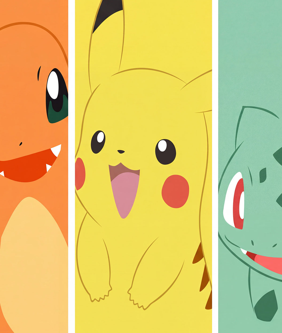 Pokemon Wall Characters Sketch