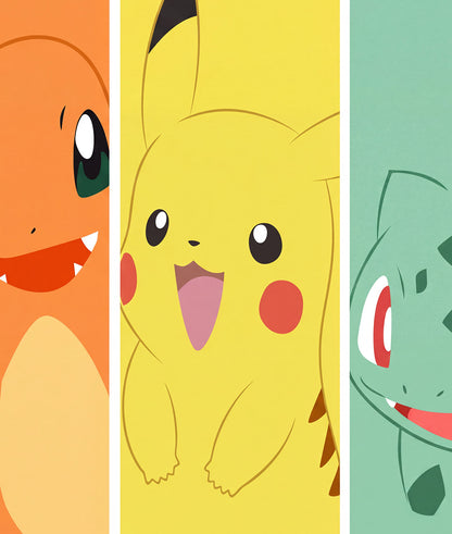 Pokemon Wall Characters Sketch