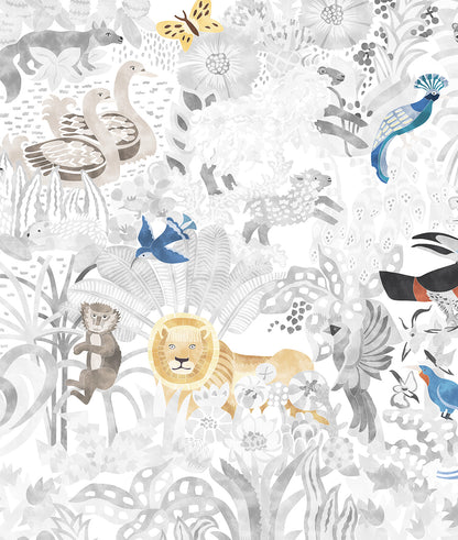 Pintura Animales en la Jungla - Color