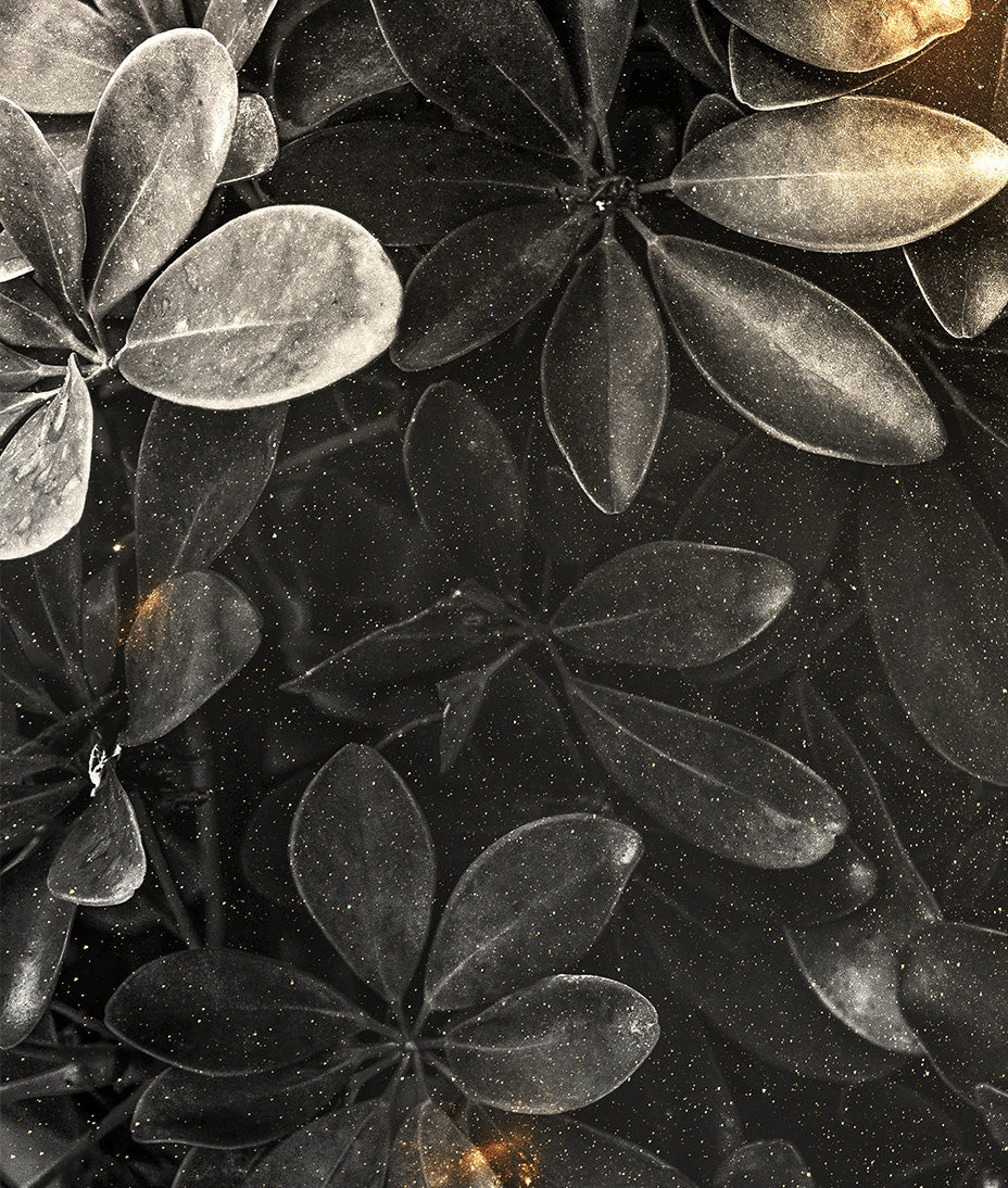 Glittery Flowers - Bronze