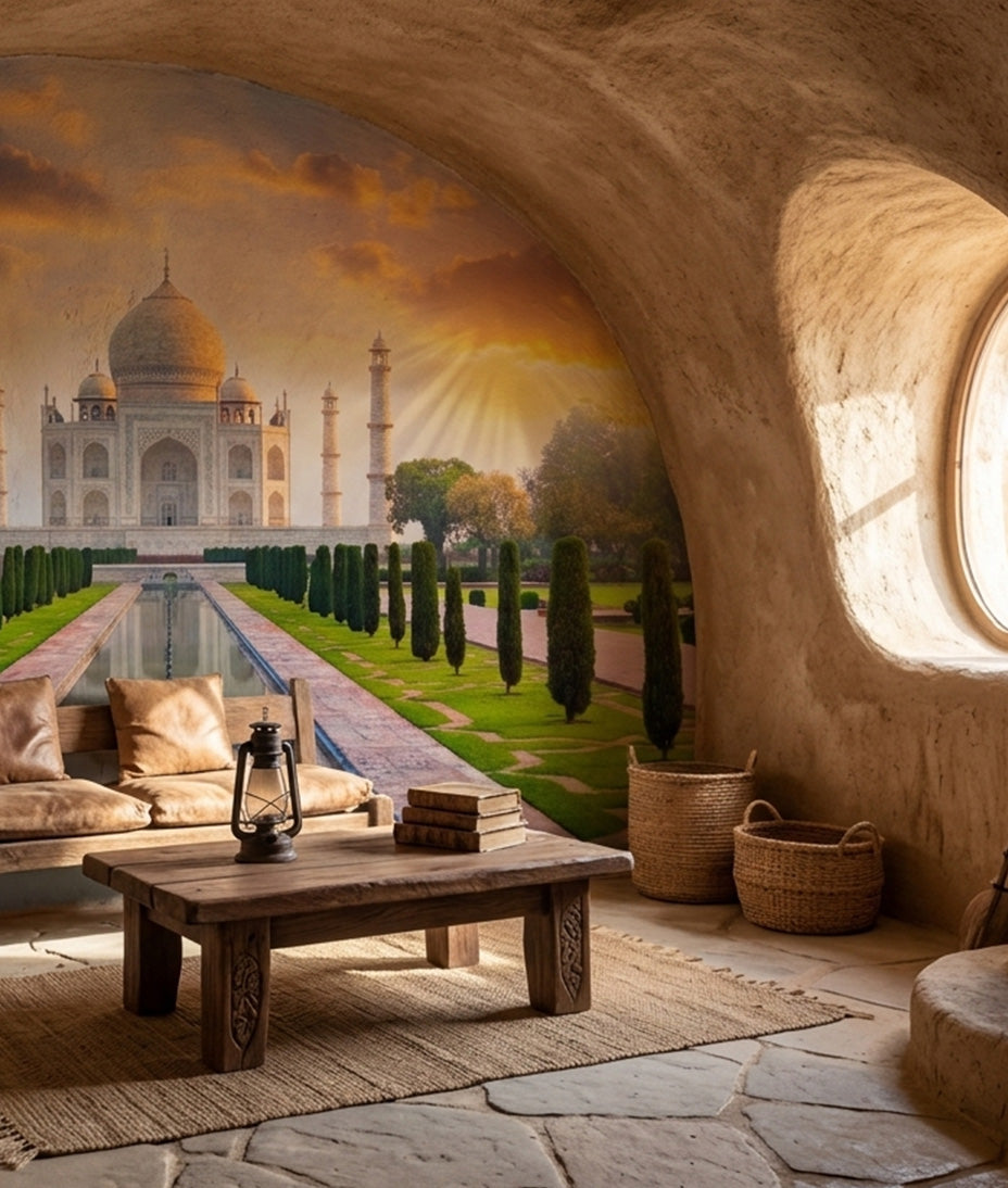 Beautiful Taj Mahal at Sunrise