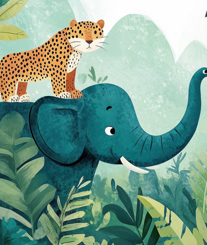 Selva Infantil Jaguar, Elefante y Tucanes