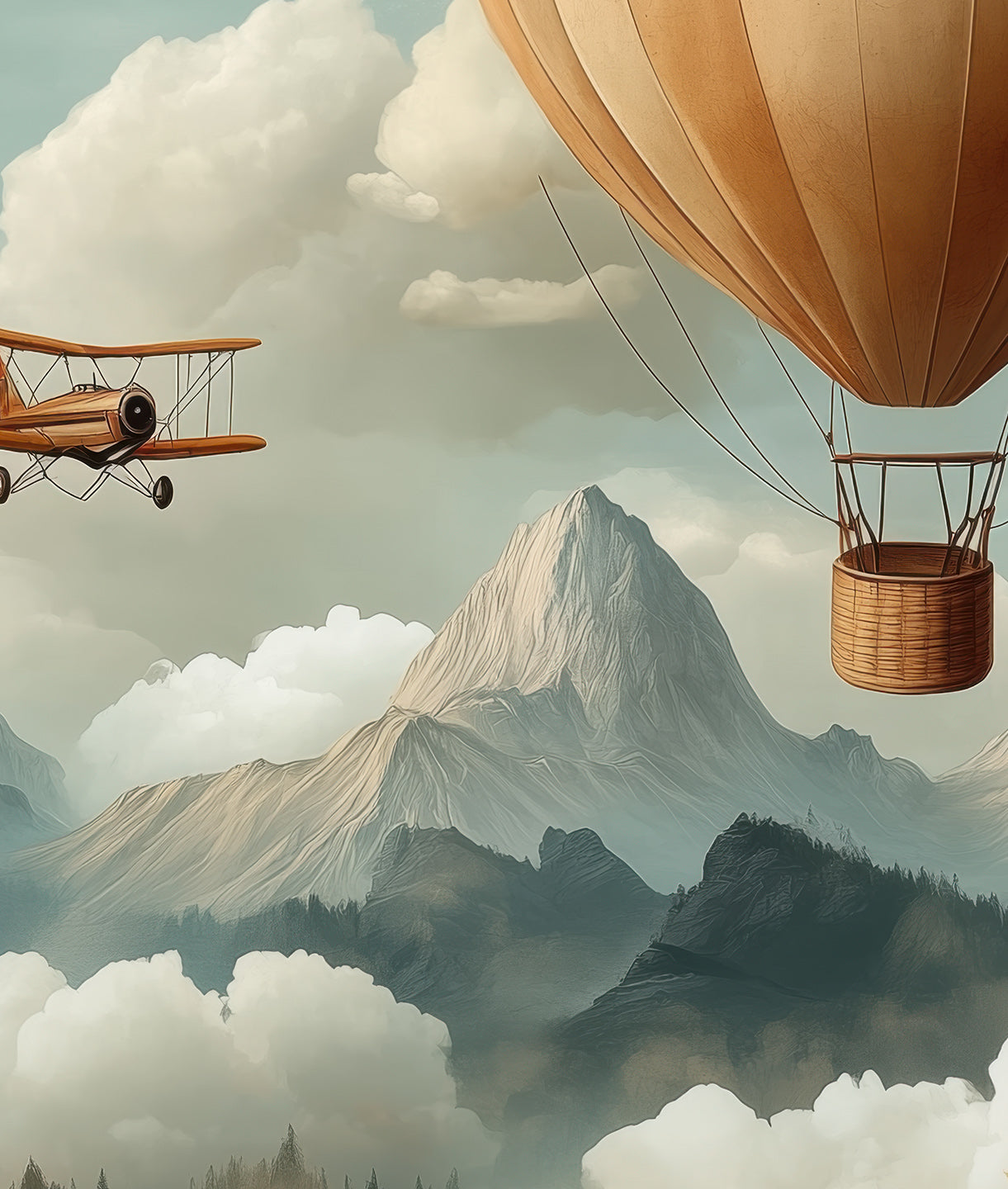 Montañas, Avionetas y Globos