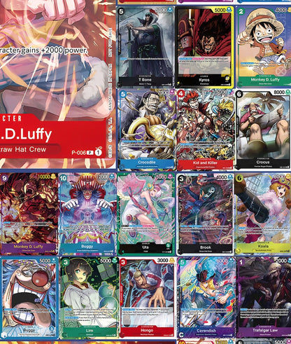 Collage One Piece Trading Cards