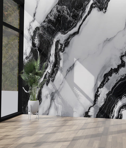 Marmol Blanco y Negro