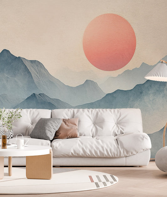 Arte Japonés Paisaje Acuarela II