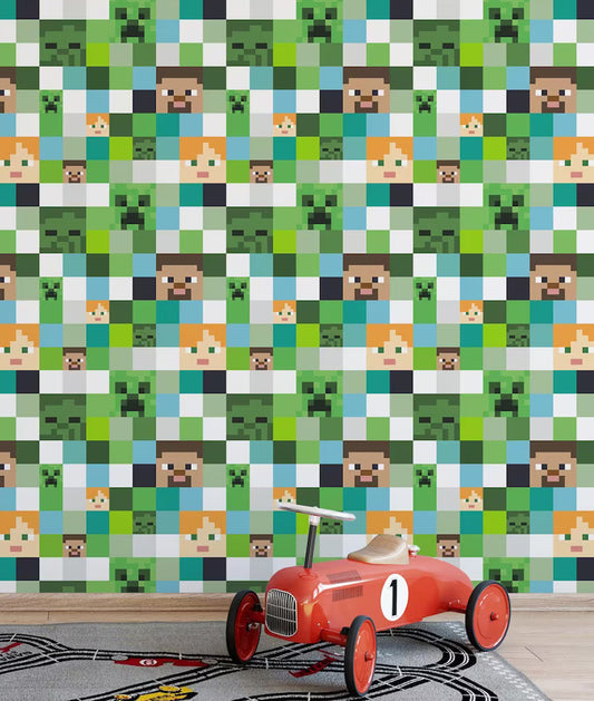 Minecraft Faces and Squares