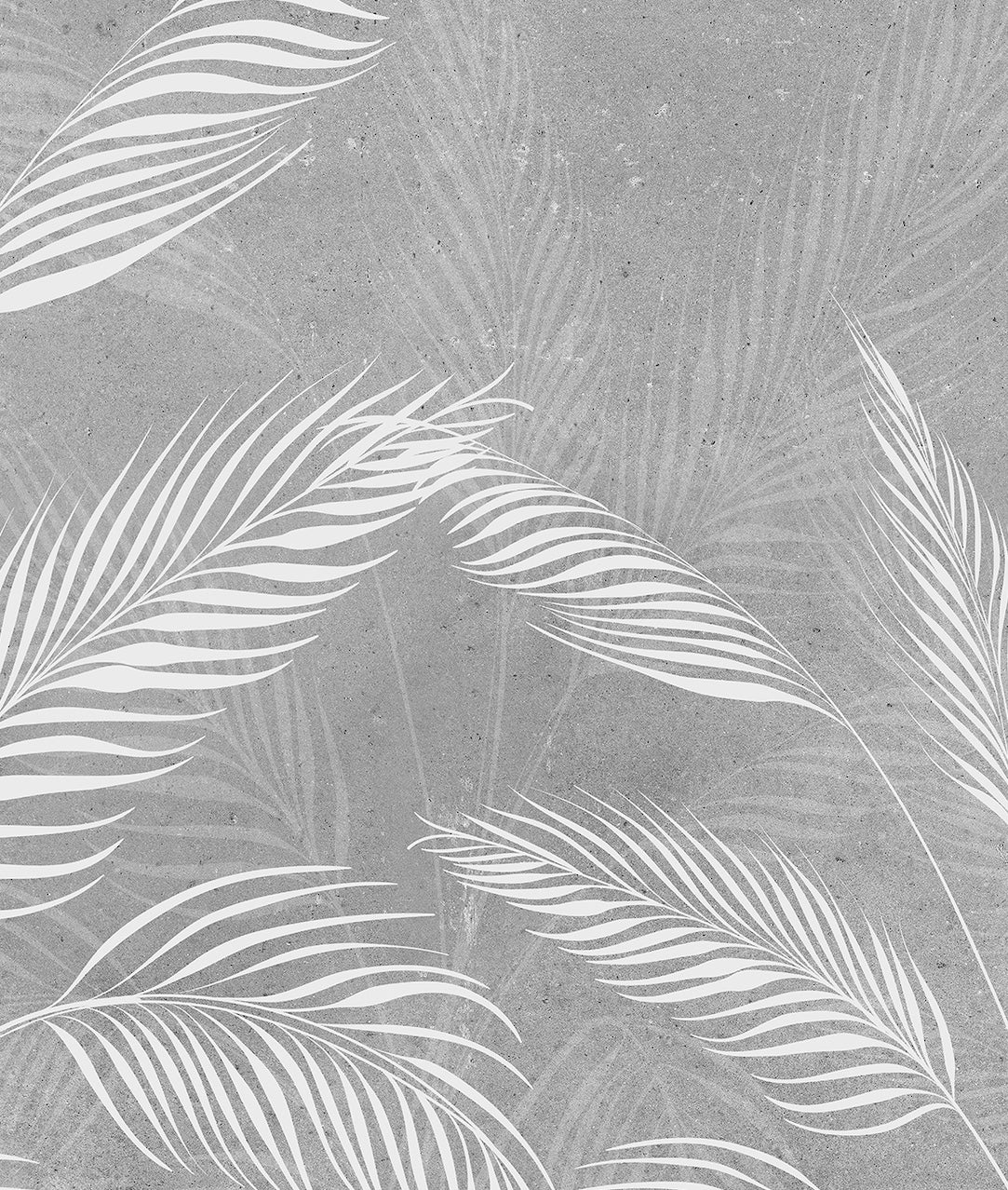 Hojas Blancas Fondo Gris