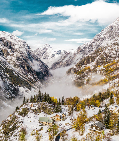 Montañas Nevadas En Francia