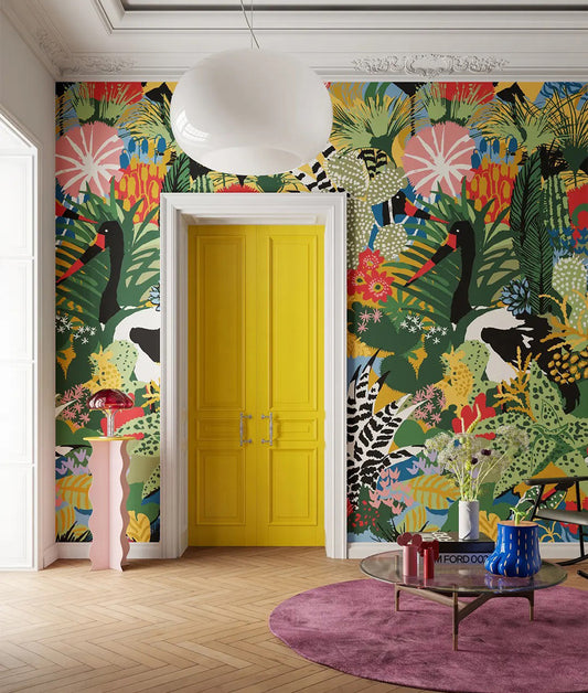 Patos y Plantas Abstractas II