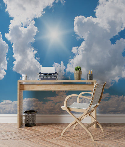 Precioso Cielo, Rayos de Sol y Nubes