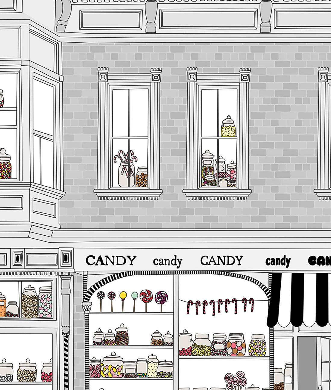 Fachada Candy Store - Grey