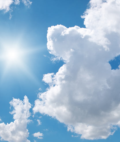 Precioso Cielo, Rayos de Sol y Nubes