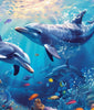 Acuario con Peces y Delfines II