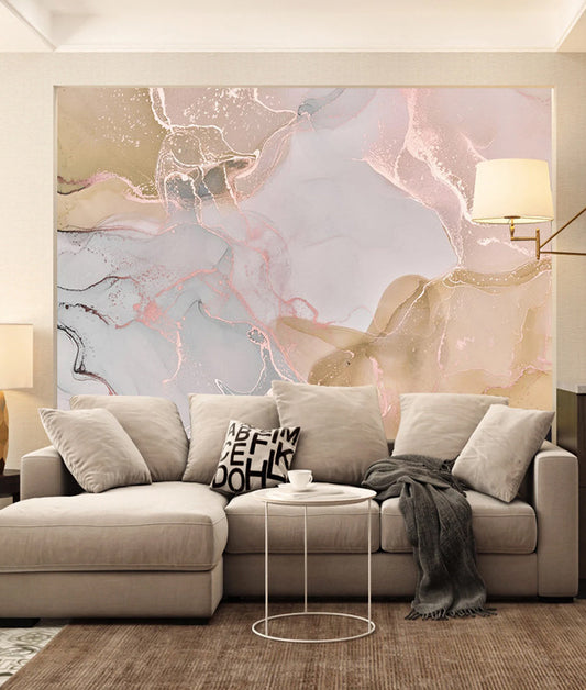 Cool Liquid Marble Light Tones