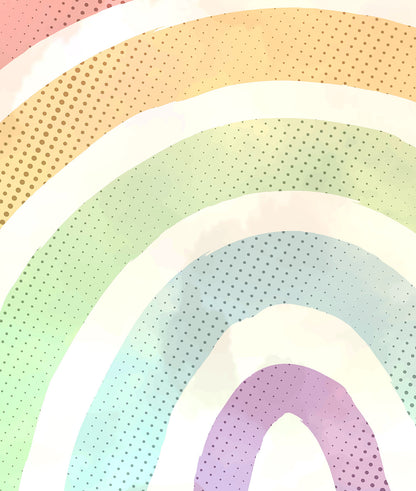 Vintage Rainbow Watercolored