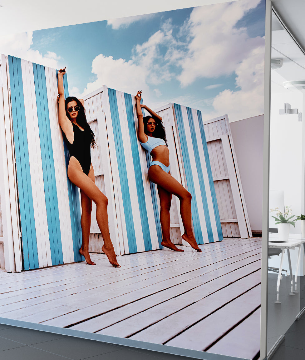 Chicas Modelando en la Playa