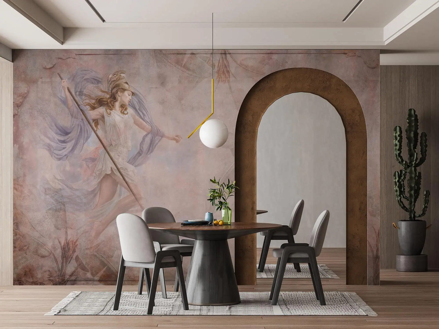 Romantic Greek Goddess Fresco