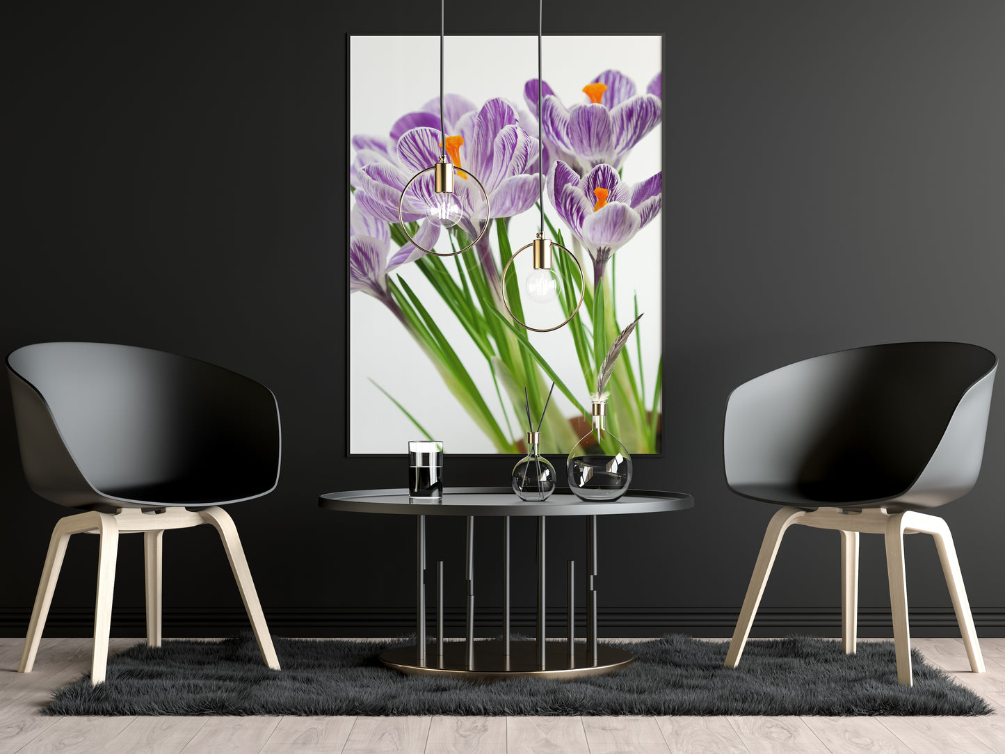Canvas Decorativo Flowers Close-Up