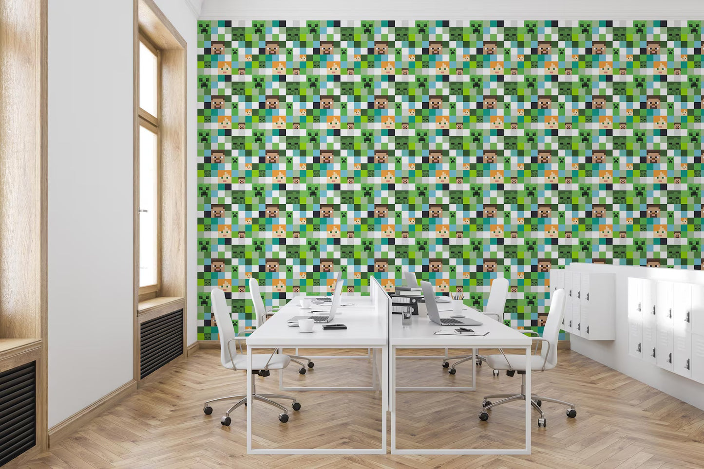 Minecraft Faces and Squares