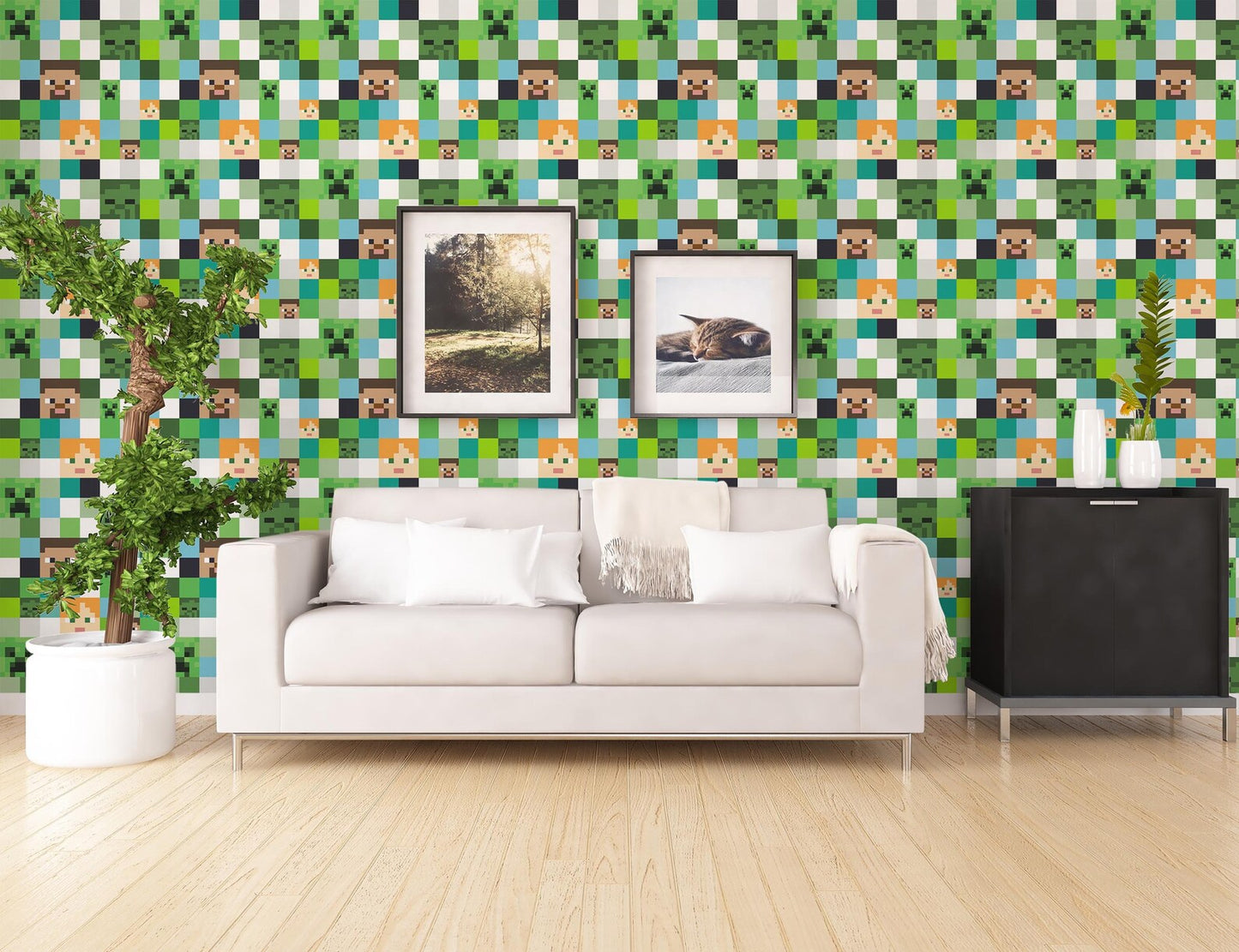 Minecraft Faces and Squares