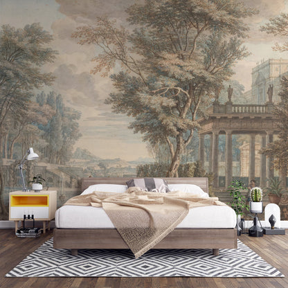 Vintage Mythological Landscape