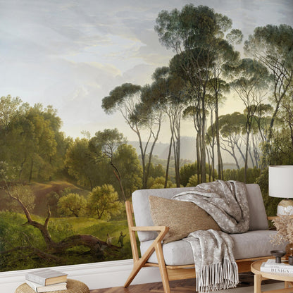 Landscape with Umbrella Pines