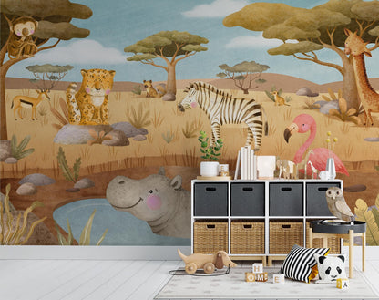 Safari, Cheetah, Hipo y Flamingo