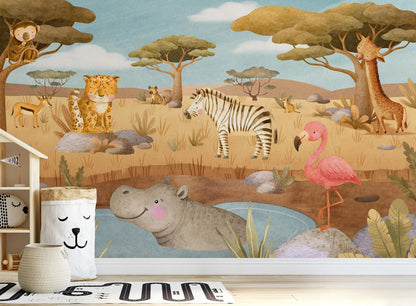Safari, Cheetah, Hipo y Flamingo