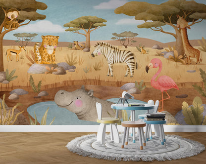 Safari, Cheetah, Hipo y Flamingo