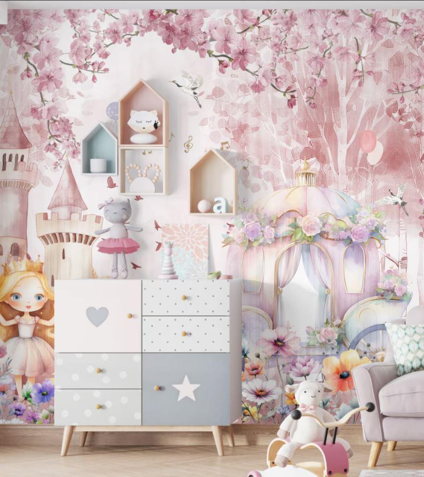 Cute Princess Castle - Rose