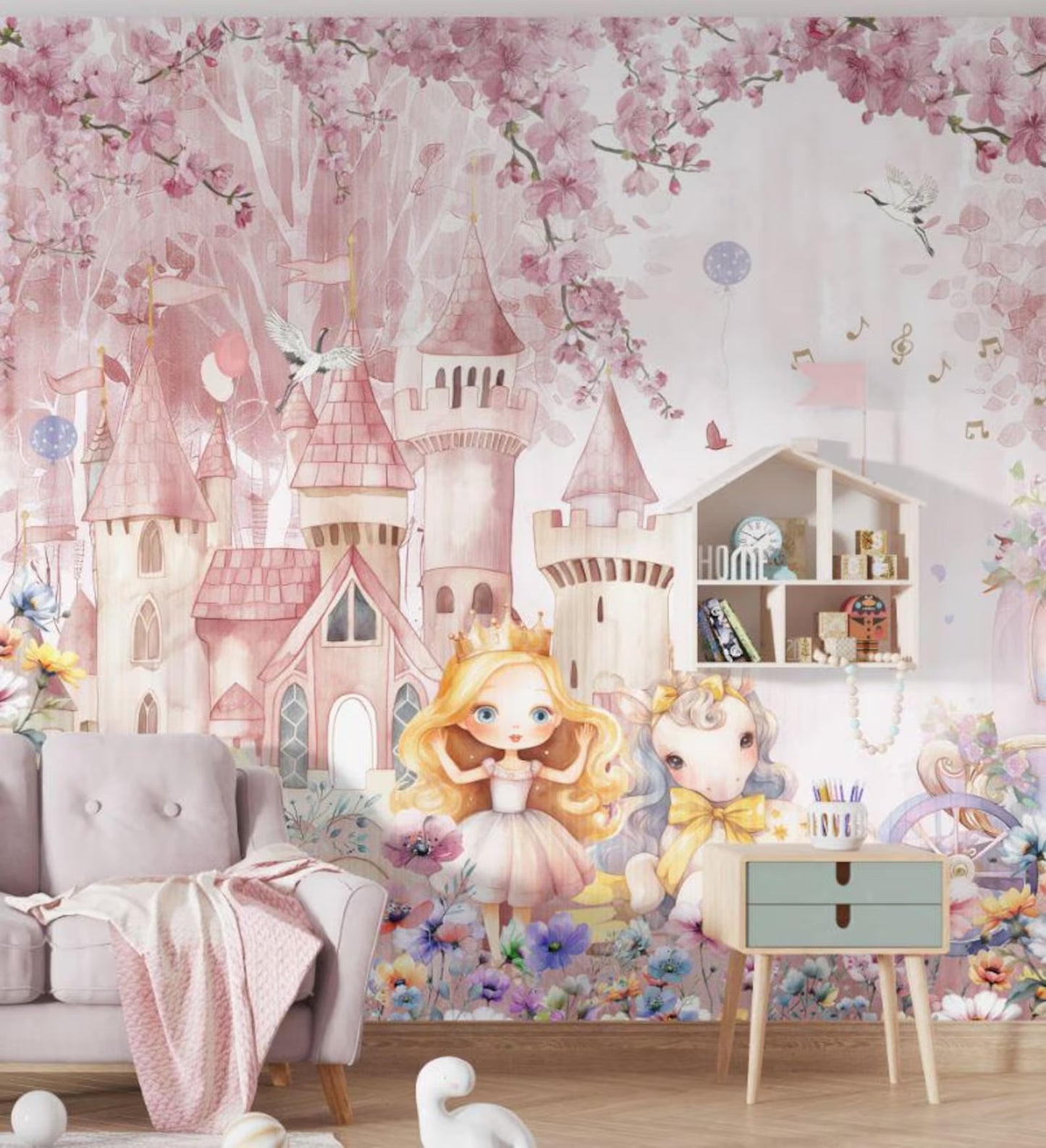 Cute Princess Castle - Rose