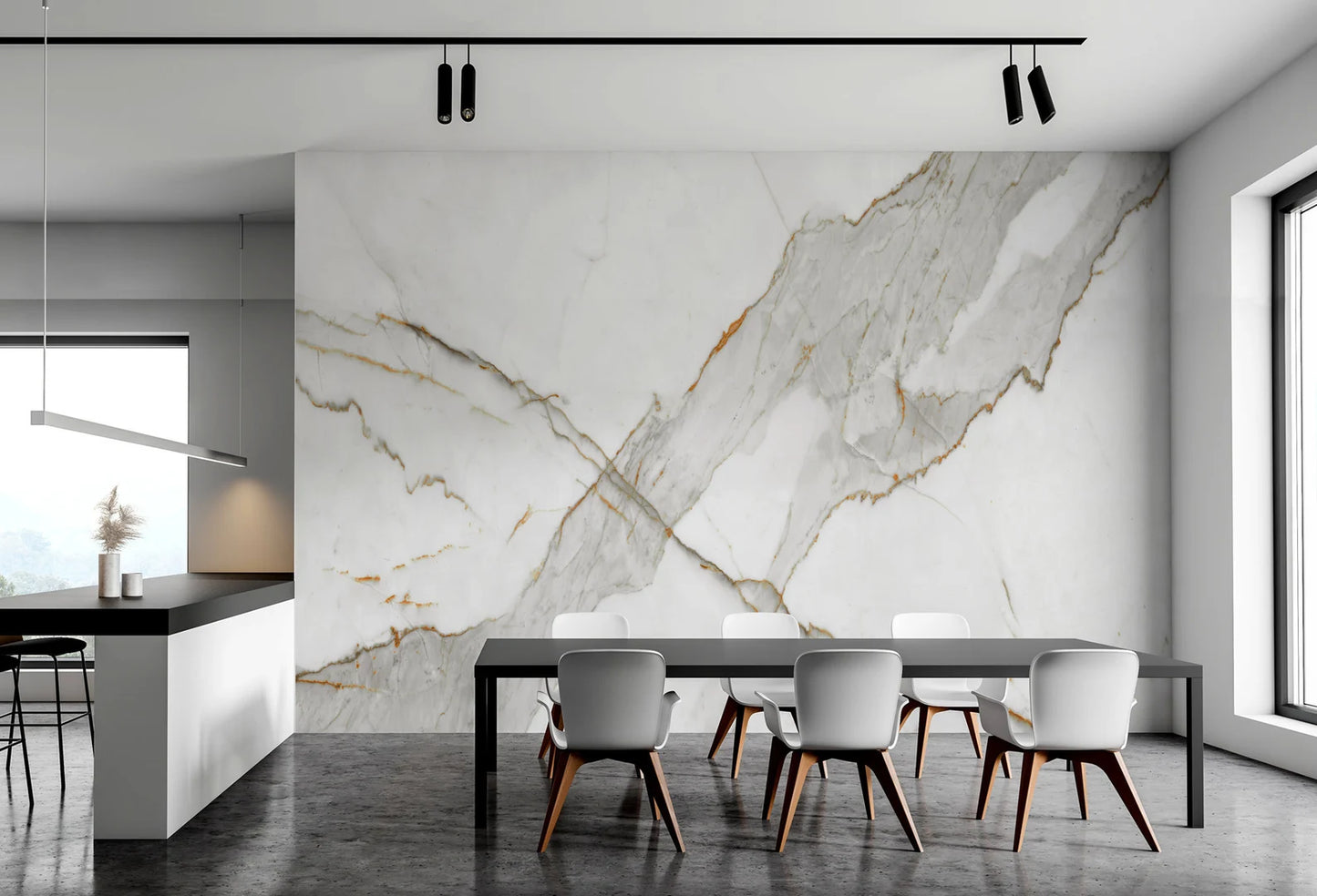 Mármol Blanco Estilo Carrara