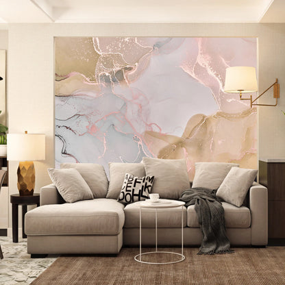 Cool Liquid Marble Light Tones