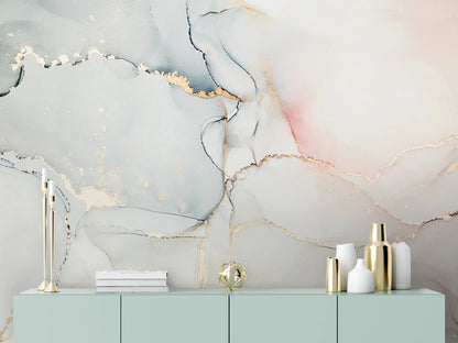 Soft Colors Marbled Ink