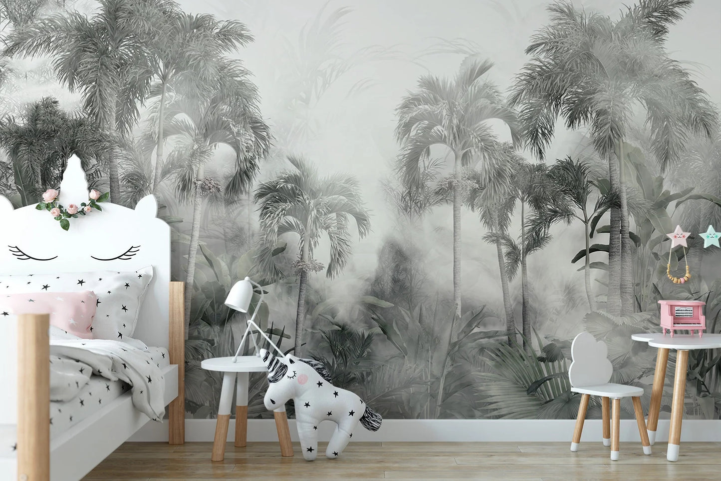 Europrint Palm Trees in Foggy Mood