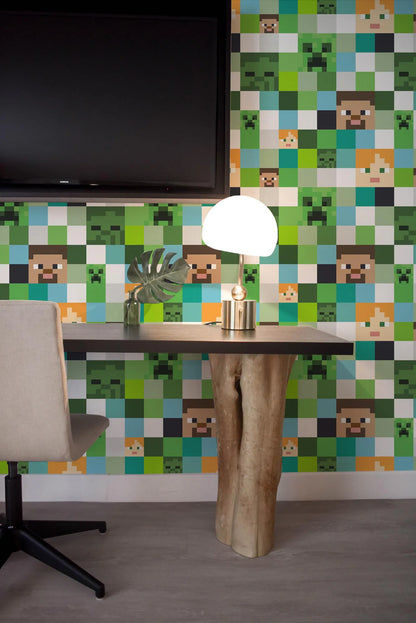 Minecraft Faces and Squares