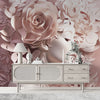 Perfil Dama Flores De Papel - Light Pink