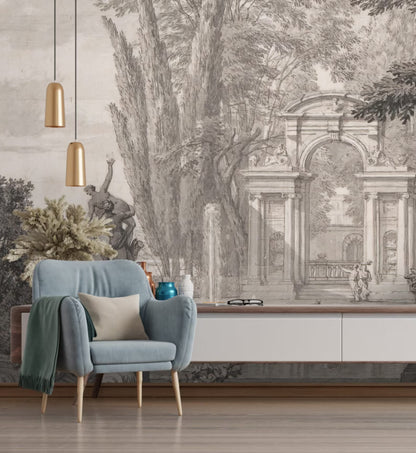 Europrint Bosque, Fuente y Esculturas Clásicas