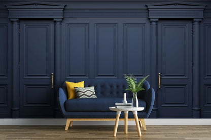 Dark Blue French Panels and Doors