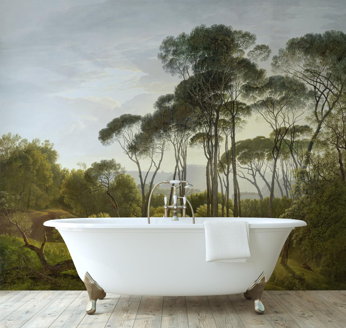 Landscape with Umbrella Pines