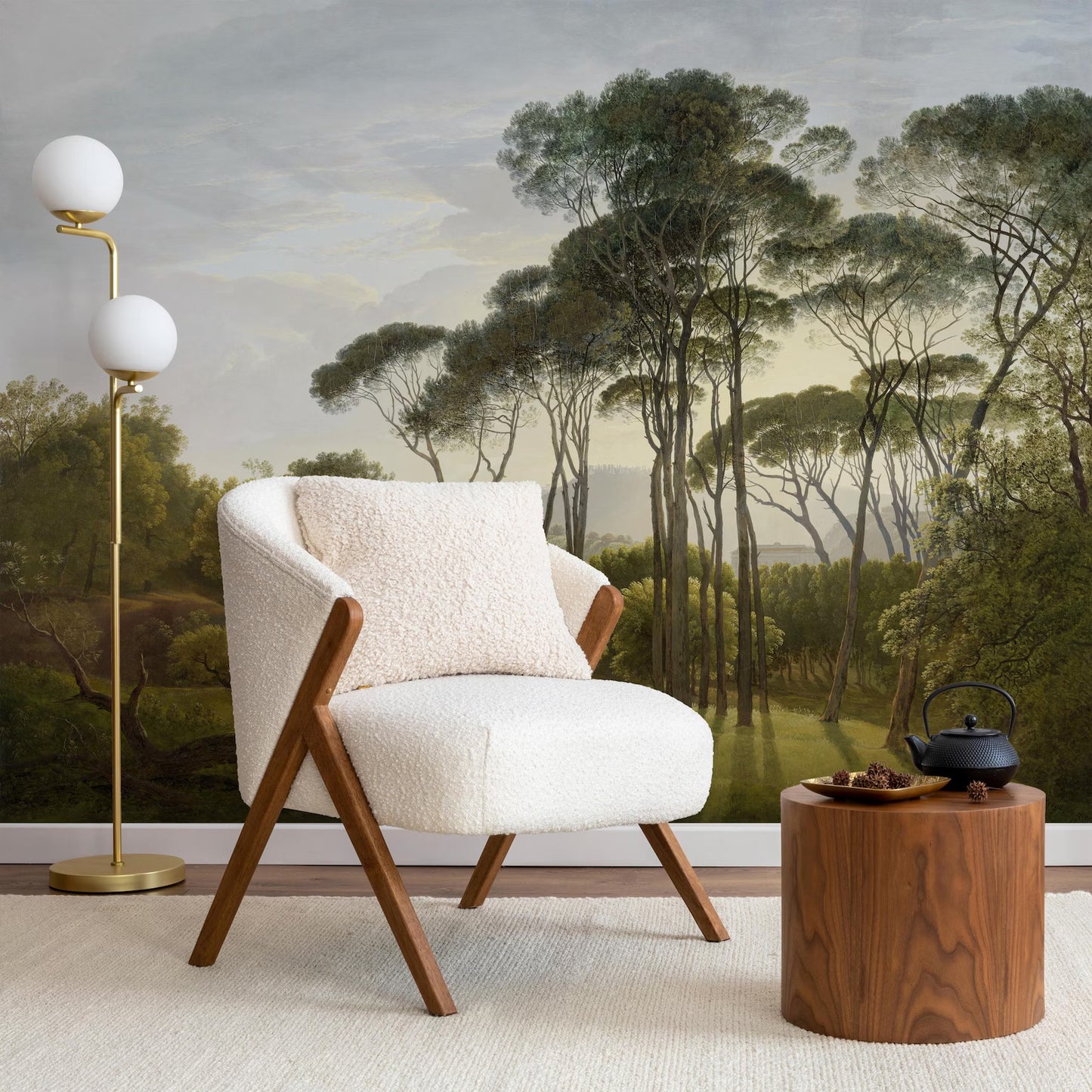 Landscape with Umbrella Pines